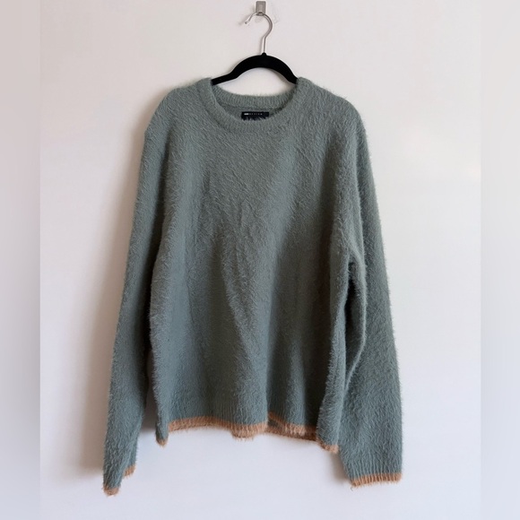 Asos Design Knitted Fluffy Crew Neck Sweater - Men’s Size 2XL - Picture 5 of 13
